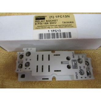 Dayton 1FC13 Relay Socket 1FC13N