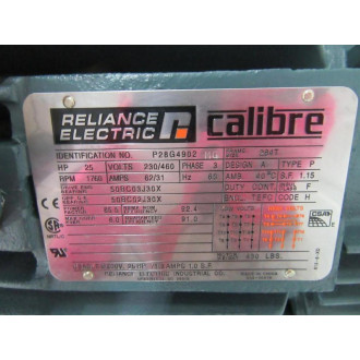 Reliance Electric P28G4902 MG Motor 25 HP 230460V 1760 RPM - New No Box