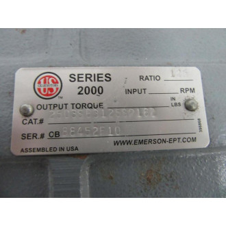 US Gear Motors 2503SB3125SP182 Gear Motor - New No Box