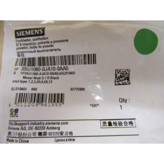Siemens 3SU10600JA100AA0 Push Button Switch