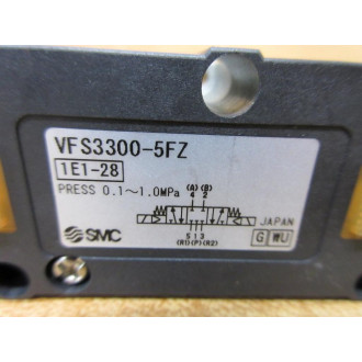 SMC VFS3300-5FZ Solenoid Valve VFS33005FZ Chipped Corner