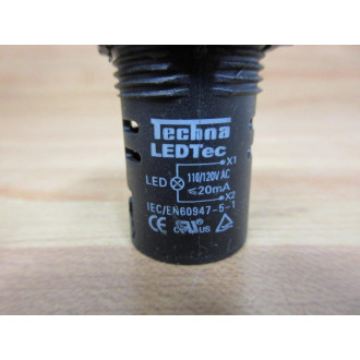 Techna LEDTEC-R-110 Pilot Light Indicator LEDTECR110 (Pack of 3)