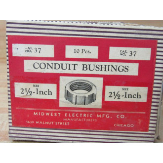Midwest Electric 37 2-12" Conduit Bushing (Pack of 10)