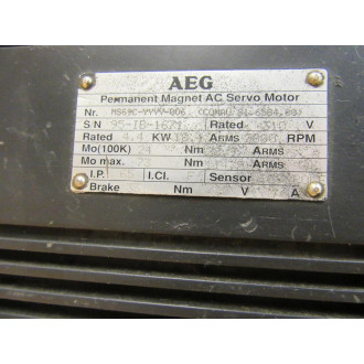 AEG MS69C-YYYY-006 Motor MS69CYYYY0O6 Needs Repair - Used