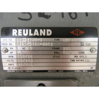 Reuland 0015C-1KAL-0063 Motor & Magnetic Brake 0ADA-A16Z09-02 - New No Box
