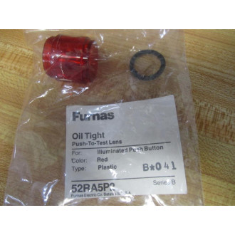 Furnas Siemens 52RA5P2 Red Plastic Lens