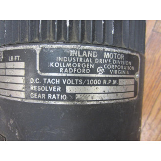 Kollmorgen TT-4500-1010-B Inland Motor TT45001010B Tested - Used