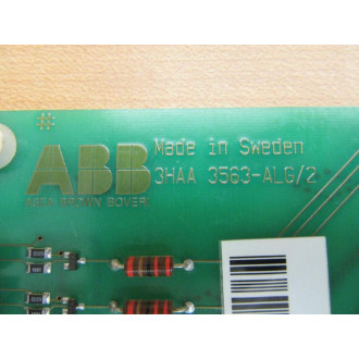 ABB 3HAA 3563-ALG2 Circuit Board 3HAA3563ALG2 - Used