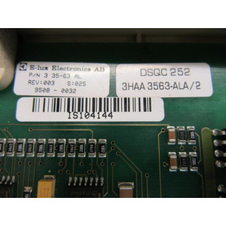 ABB 3HAA 3563-ALG2 Circuit Board 3HAA3563ALG2 - Used