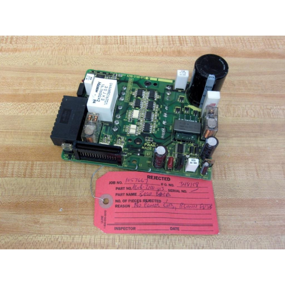 Fanuc A20B-2100-013 Board 7 Non-Refundable - Parts Only