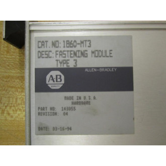 Allen Bradley 1860-MT3 Fastening Module 1860MT3 - Refurbished