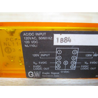 Eagle Signal NL110LI-120V PLC Module NL110I - Used