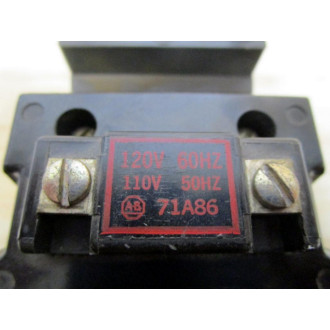 Allen Bradley 702L-BOD-92 Contactor 702L-B0D-92 - Used