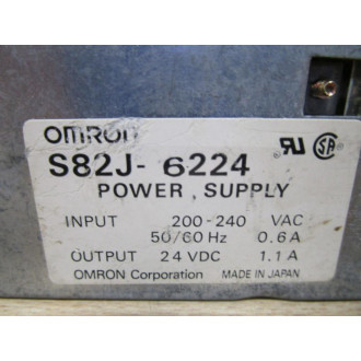 Omron S82J-6224 Power Supply S82J6224 - Used