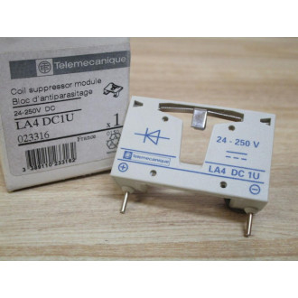 Schneider Telemecanique LA4-DC1U Suppressor LA4DC1U 023316