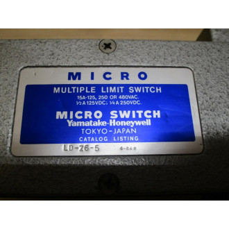 Micro Switch LD-Z6-5 Honeywell Limit Switch LDZ65 - Used