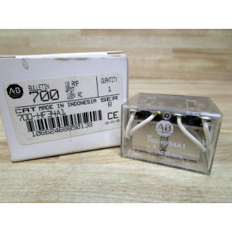 Allen Bradley 700-HF34A1-120V AC Relay 700-HF34A1-120VAC Series B