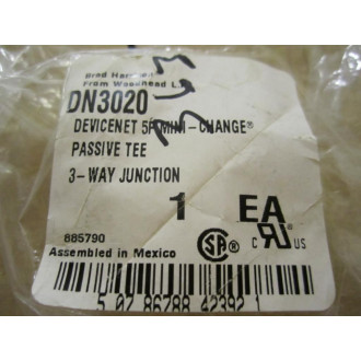 Brad Harrison DN3020 Passive Tee 1300350057 (Pack of 3) - New No Box