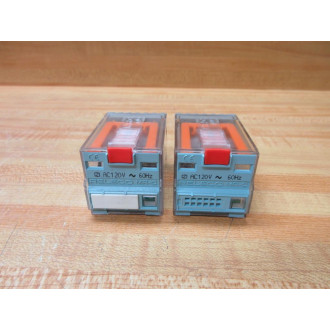 Releco C2-A20X120V AC Turck Relay C2A20X (Pack of 2) - Used