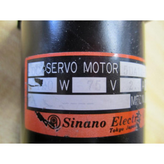 Sinano Electric 5DA12-7SS Sinano Electric 5DA127SS DC Servo Motor 75V - Used
