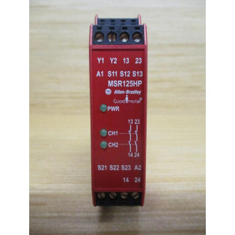 Allen Bradley 440R-D23169 Guardmaster Safety Relay MSR125HP - Used