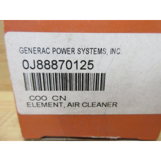 Generac Power Systems 0J88870125 Element Air Cleaner