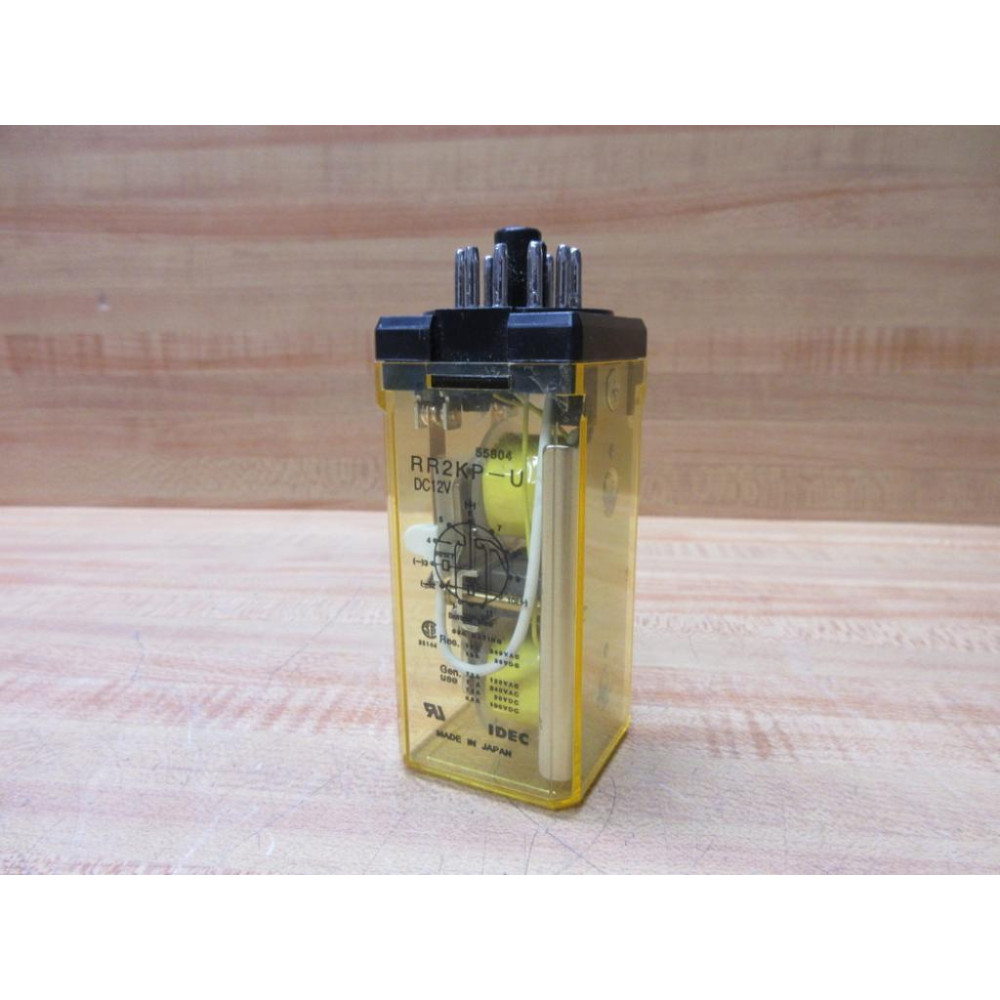 IDEC RR2KP-U-DC12V Relay RR2KP-U-12V DC - New No Box