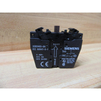 Siemens 3SB3403-0A Contact Block 3SB34030A