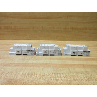 Siemens 3TX7144-4E6 Relay Socket 3TX71444E6 - Used