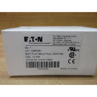 Eaton D5RF3R1 Relay 3-4157-1004A