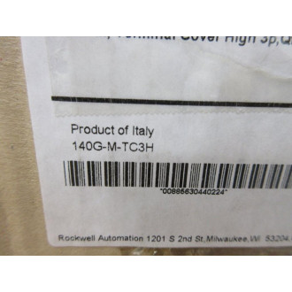 Allen Bradley 140G-M-TC3H Terminal Cover 140GMTC3H