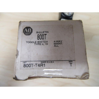 Allen Bradley 800T-T4R1 Toggle Switch