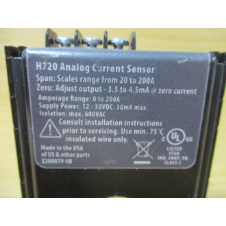Veris  Industries H720 Hawkeye 720 Current Sensor - Used