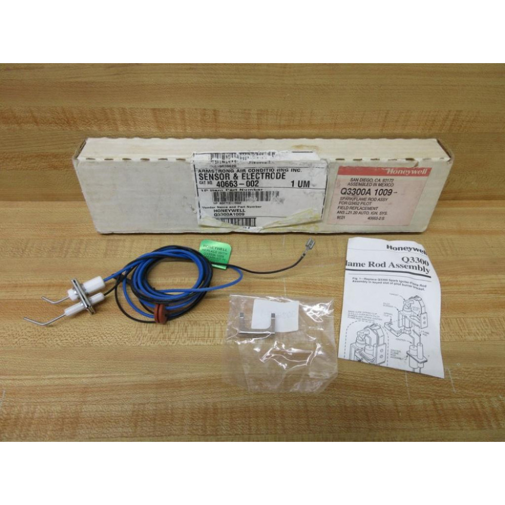 Armstrong Air Conditioning 40663-002 Honeywell Sensor & Electrode Q3300A 1009