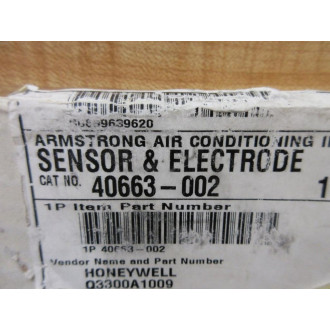 Armstrong Air Conditioning 40663-002 Honeywell Sensor & Electrode Q3300A 1009