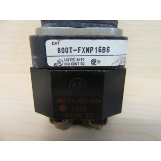 Allen Bradley 800T-FXNP16 B6 Push Button 800T-FXNP16B6 - Used