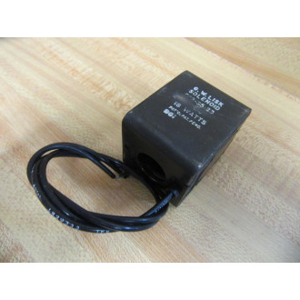 G.W. Lisk D12-35-23 Solenoid Coil D123523 - Used