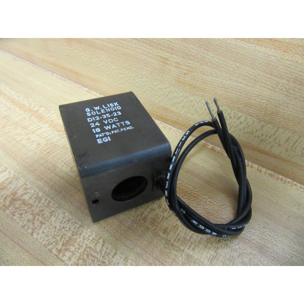 G.W. Lisk D12-35-23 Solenoid Coil D123523 - New No Box