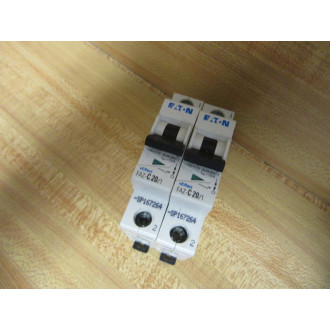 Eaton FAZ-C201-SP Circuit Breaker 20A 1P FAZC201SP (Pack of 2) - New No Box