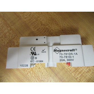 Magnecraft 70-781D5-1A Relay Socket 70-781D-1 (Pack of 3) - New No Box