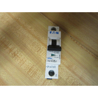 Eaton FAZ-C251-SP Circuit Breaker 25A 1P FAZC251SP (Pack of 2) - New No Box