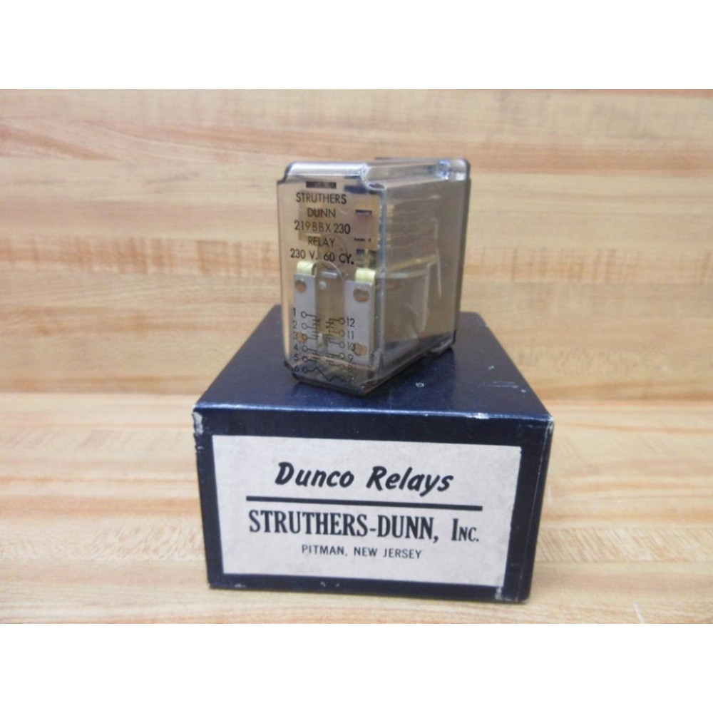 Struthers Dunn 219BBX230-230V Industrial Relay 219BBX230230V