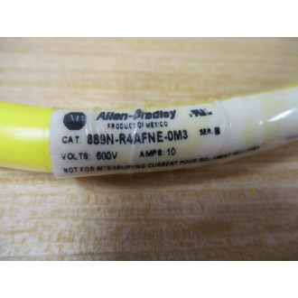 Allen Bradley 889N-R4AFNE-0M3 Cordset 889NR4AFNE0M3 - New No Box