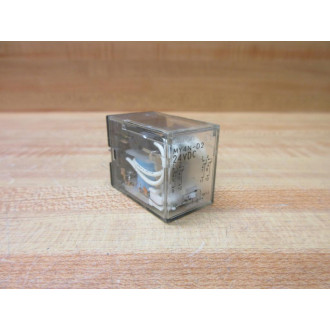 Omron MY4N-D2-24V DC Relay MY4N-D2-24VDC 5A 30VDC - Used