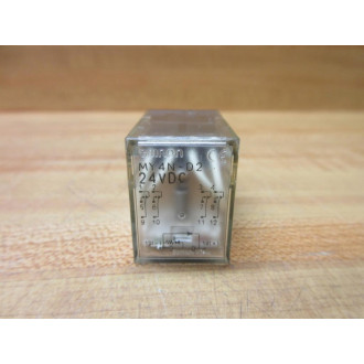 Omron MY4N-D2-24V DC Relay MY4N-D2-24VDC . - Used