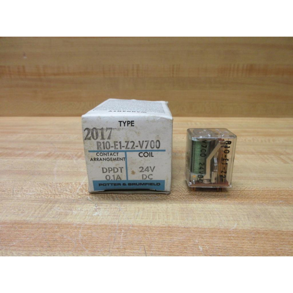Potter & Brumfield R10-E1-Z2-V700-24V DC Relay R10-E1-Z2-V700-24VDC