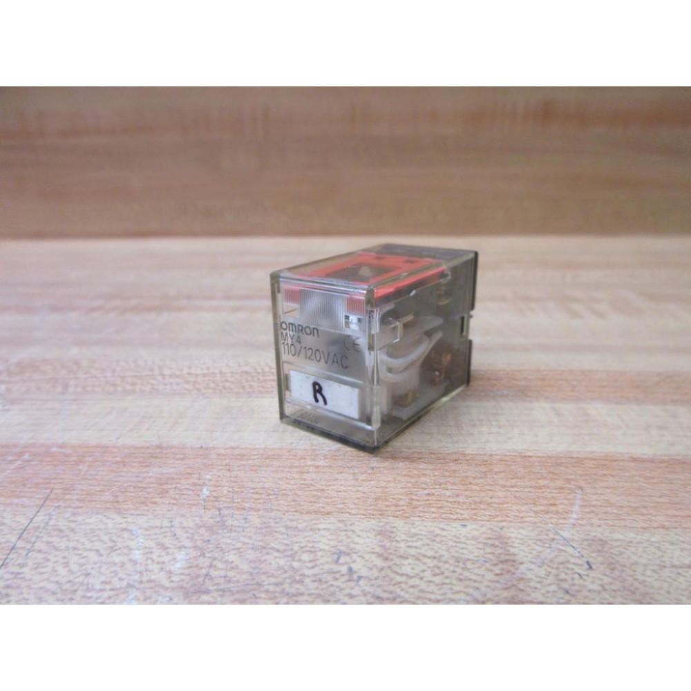 Omron MY4-110120V AC Relay MY4-110120VAC . - Used