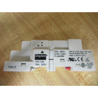 Dayton 1FC13 Relay Socket 1FC13N (Pack of 2) - New No Box