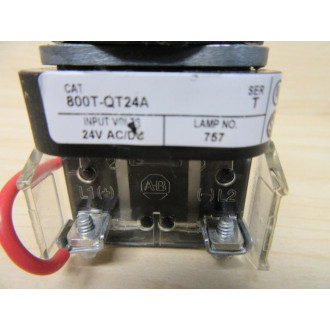 Allen Bradley 800T-QT24A Pilot Light 800TQT24A - Used