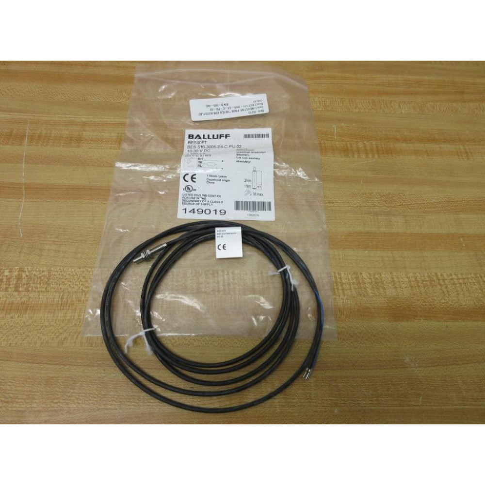 Balluff BES 516-3005-E4-C-PU-02 Inductive Sensor BES00FT